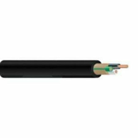SOUTHWIRE Type SOOW Portable Cord, 8 AWG, 67 Strand, 2C, CPE, Black, Sold by the FT 8255010608